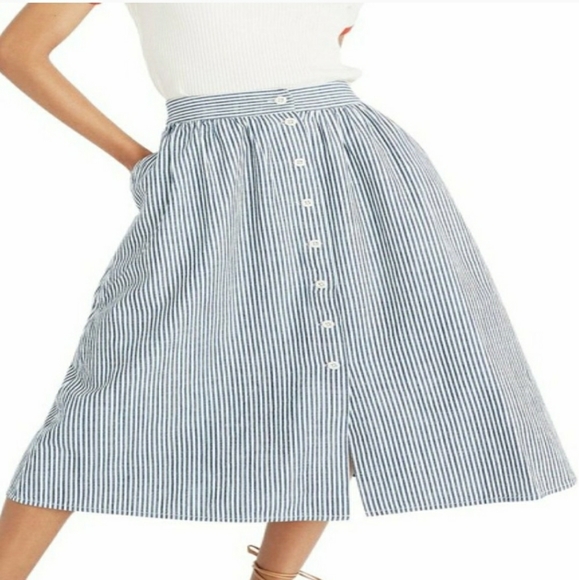 Madewell Dresses & Skirts - Madewell palisade stripped skirt